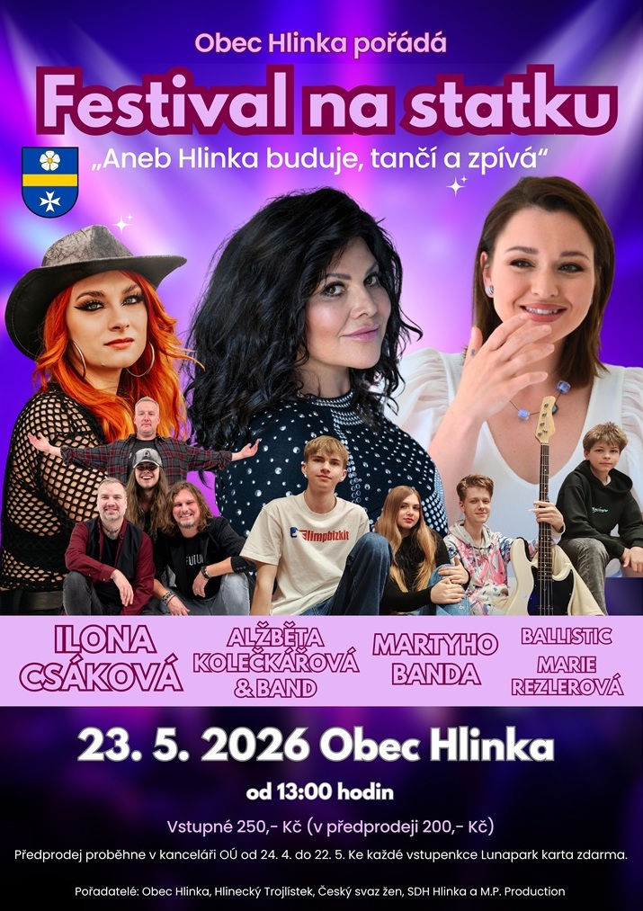 Slider image of Obec Hlinka website homepage